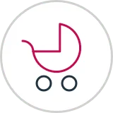 ICON Baby Stroller white