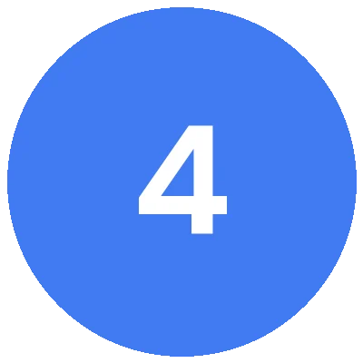 4 icon - blue circle