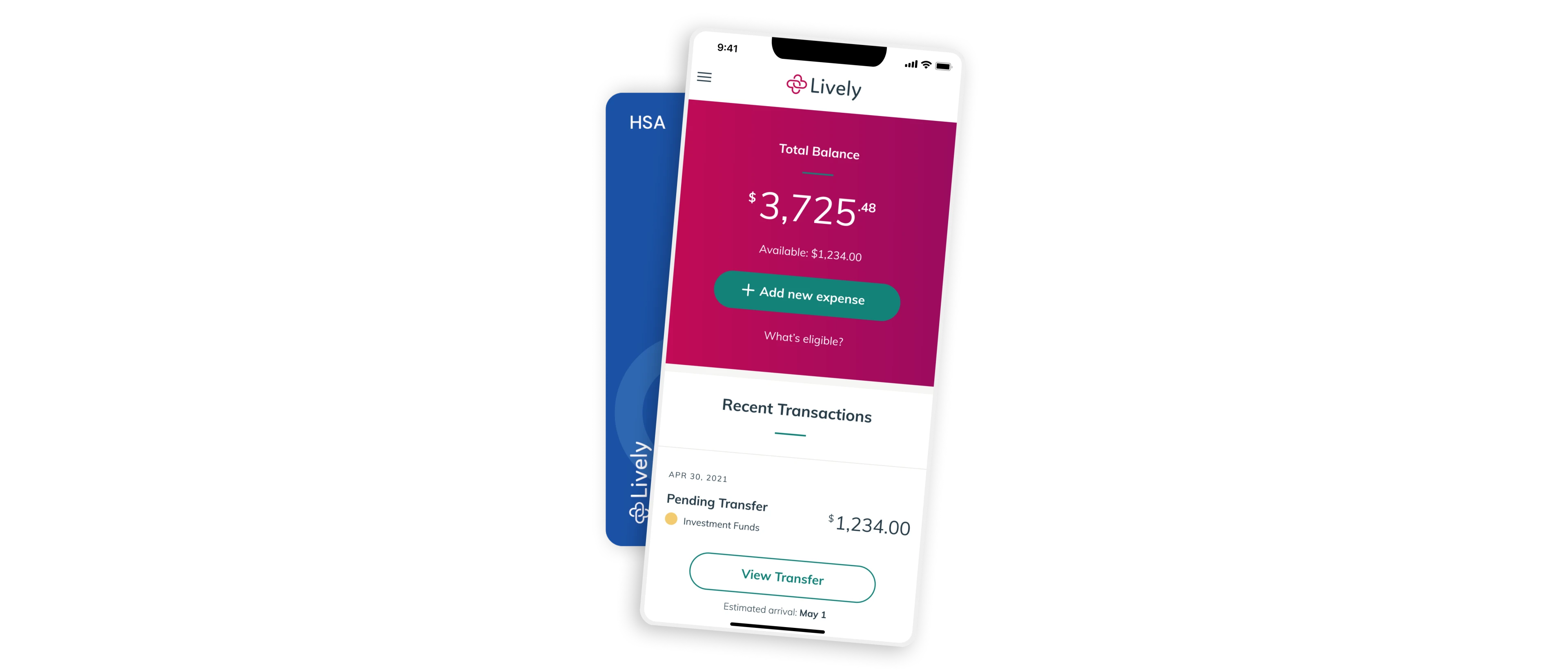 Lively HSA Mobile App with Debit Card