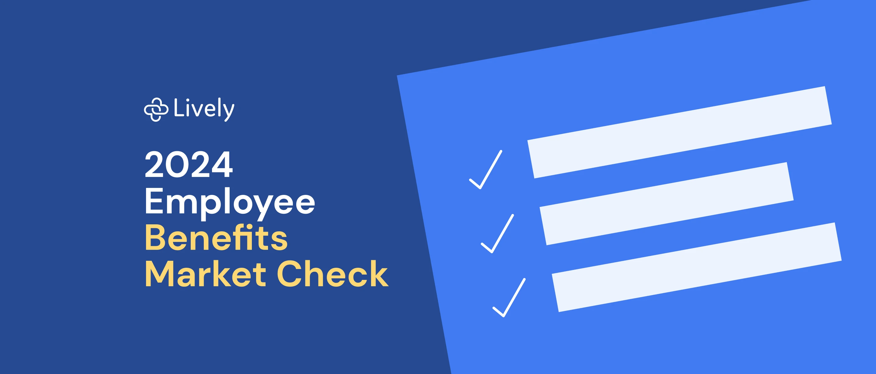 Employee Benefits Market Check Report header