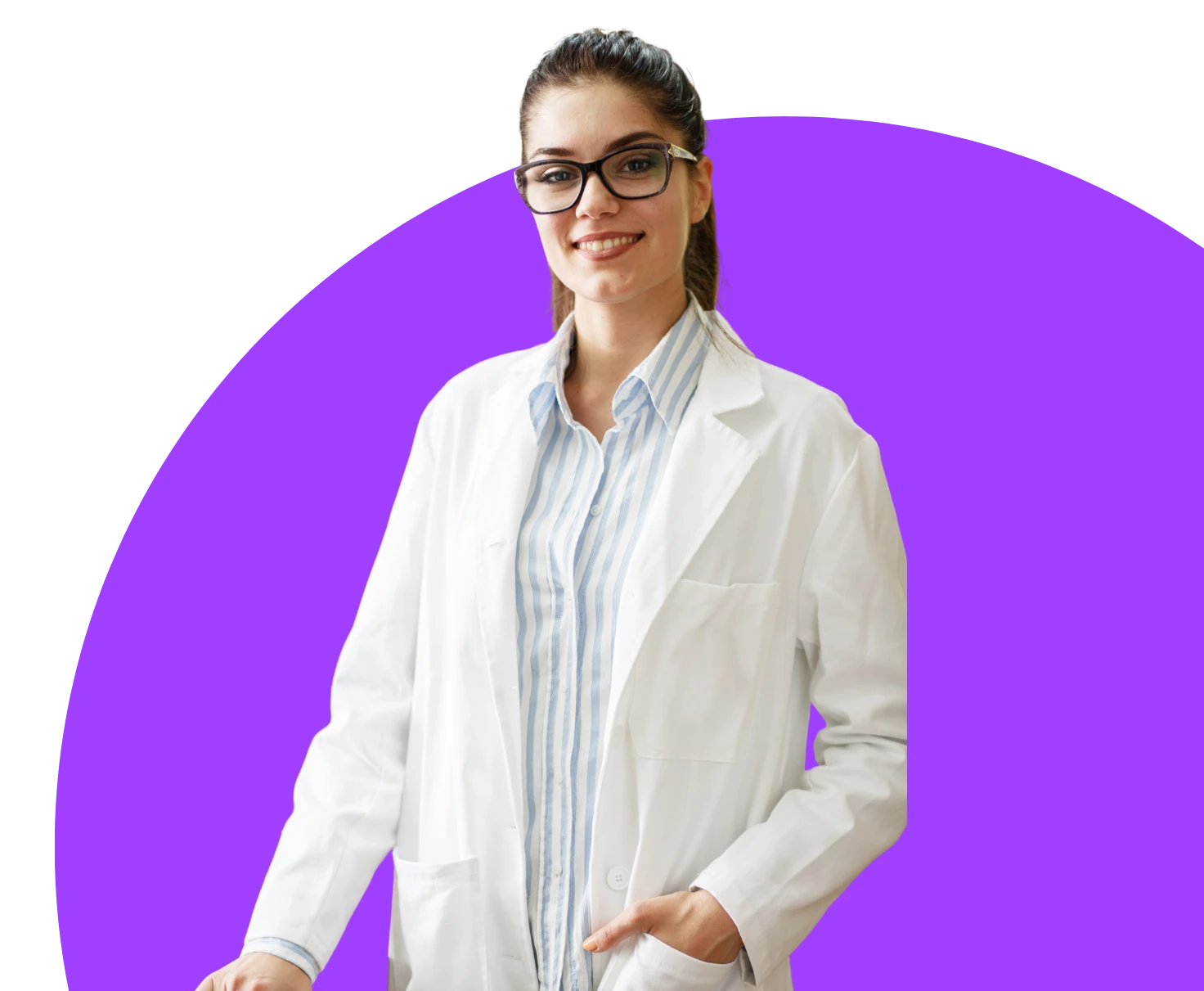 healthcare bio worker hero