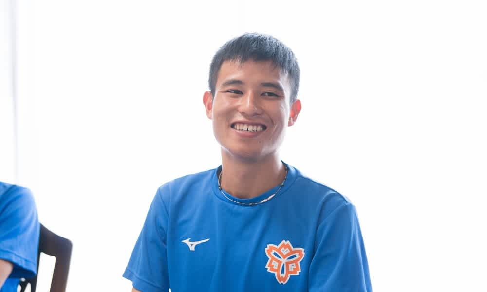 日本体育大学陸上部駅伝ブロック田島選手