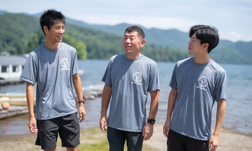 日本体育大学陸上部駅伝ブロック監督とコーチ陣