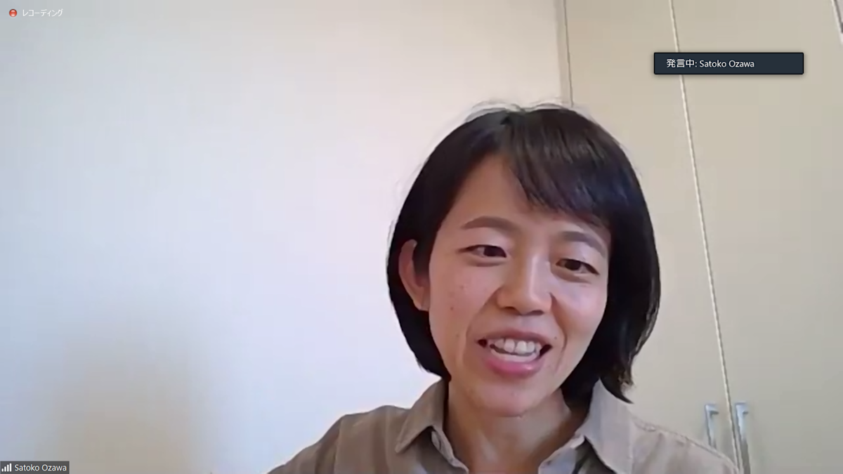 小澤 智子氏 管理栄養士/株式会社ユーフォリア ONE TAP SPORTSユーザーサポートチーム所属