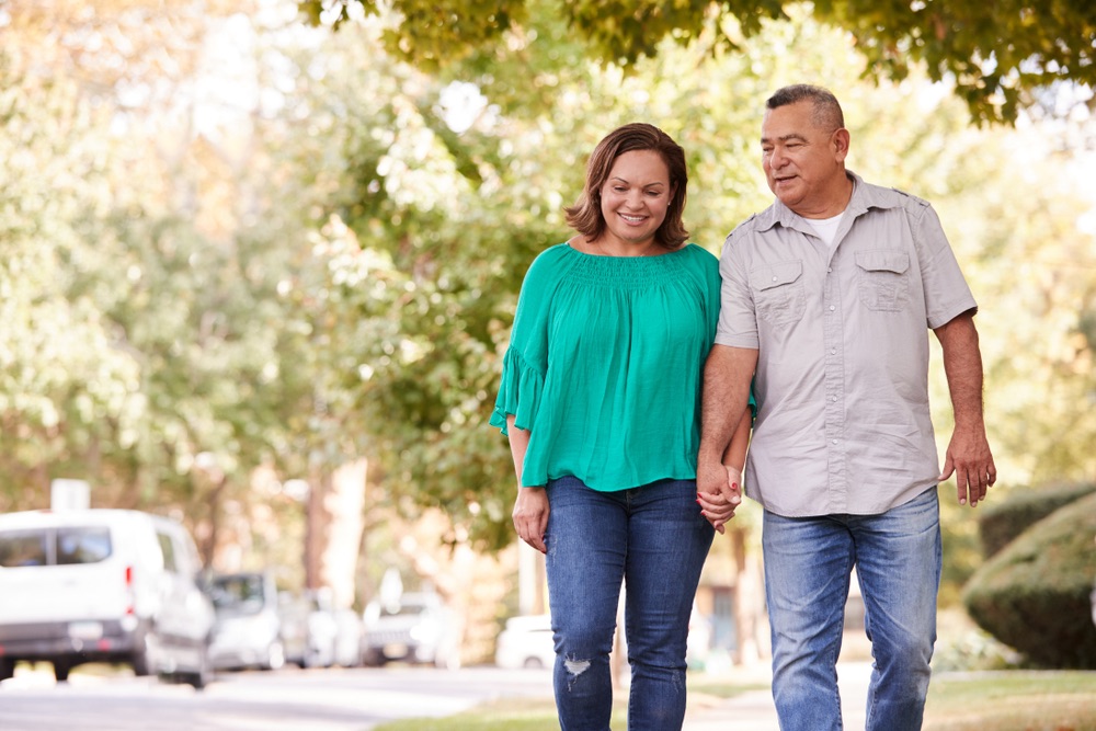 Couple with type 2 diabetes mellitus