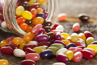 jelly beans for hypoglycaemia treatment 