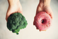 broccoli versus doughnut - sometimes our food choice is more than about food