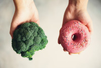 broccoli vs doughnut
