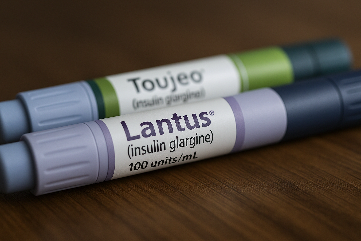 Lantus and Toujeo insulin pens