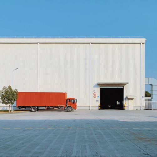 truck at loading dock