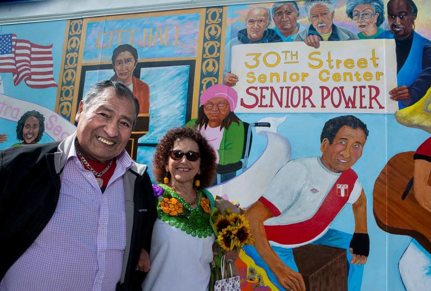 City hall painting near 30th street OnLok Senior Center location