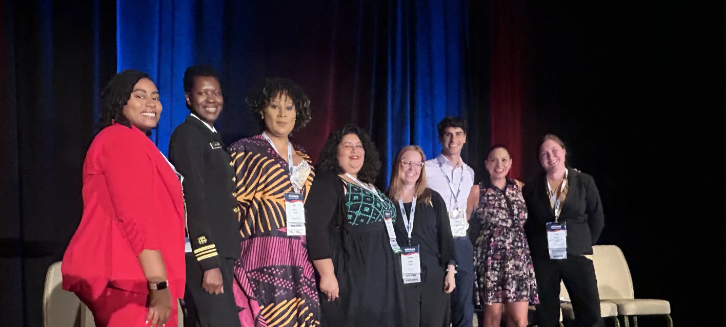 Group photo of Openhouse + On Lok Community Day Services at Tyan White National Conference