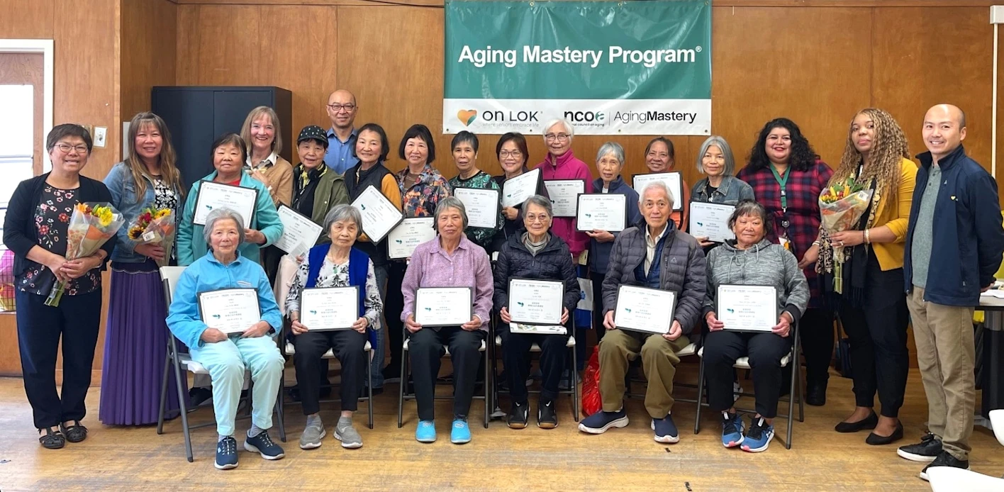 First graduates of the Chinese language AMP.