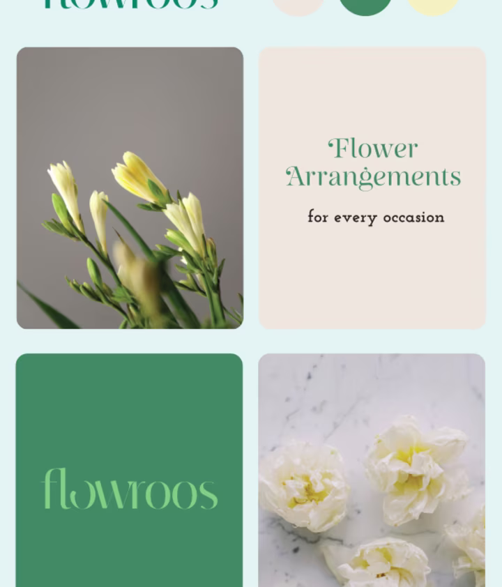 Flowroos Spring/summer Inspiration: Spring/Summer Inspiration Image Featuring Greenish Colors And Vibrant Flowers, Showcasing A Lively And Fresh Seasonal Feel.