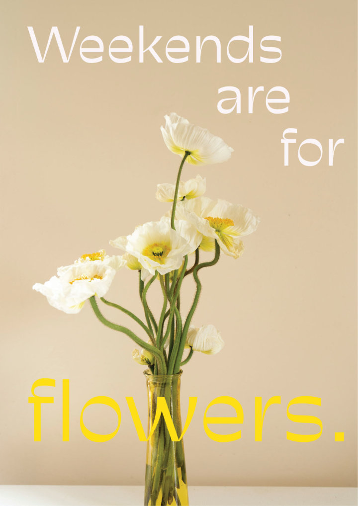 Flower Poster Design Inspiration