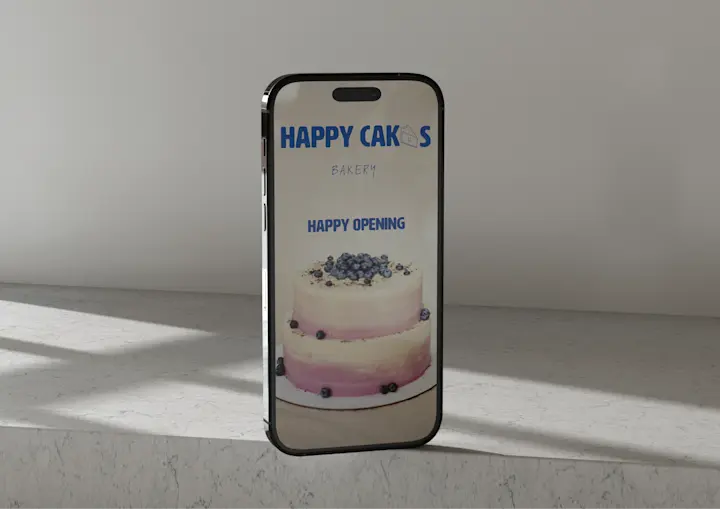 Happy Cloud Phone Mockup: 