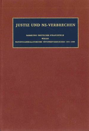 Justiz und NS-Verbrechen: Band 18