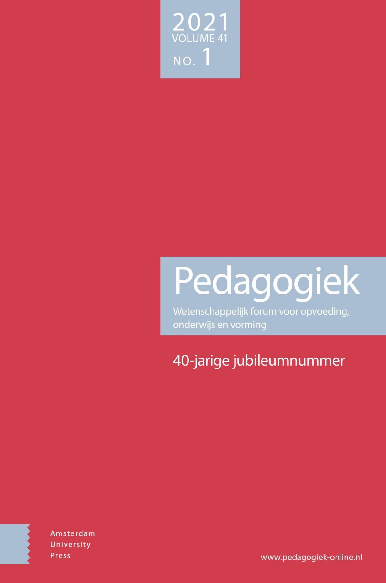 Pedagogiek | Amsterdam University Press