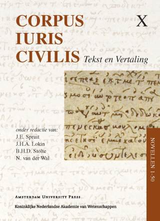 Corpus Iuris Civilis X; Novellae 1-50