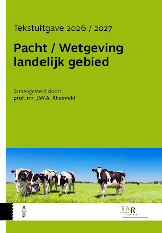 Pacht / Wetgeving landelijk gebied