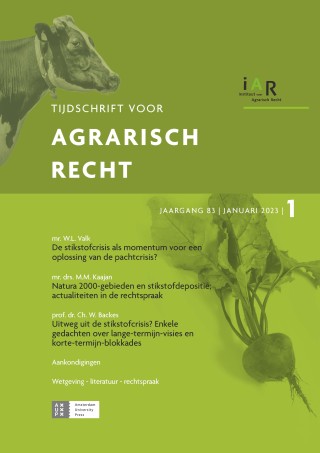 Tijdschrift voor Agrarisch Recht