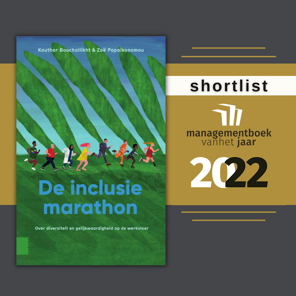 'De inclusiemarathon' op de shortlist voor 'Managementboek van het Jaar