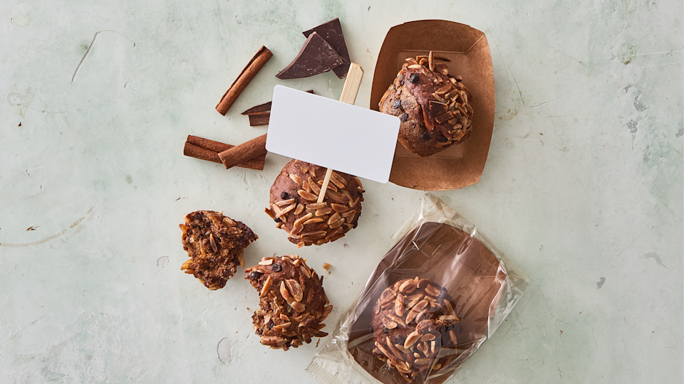 rugsnack med kanel chokolade og mandel