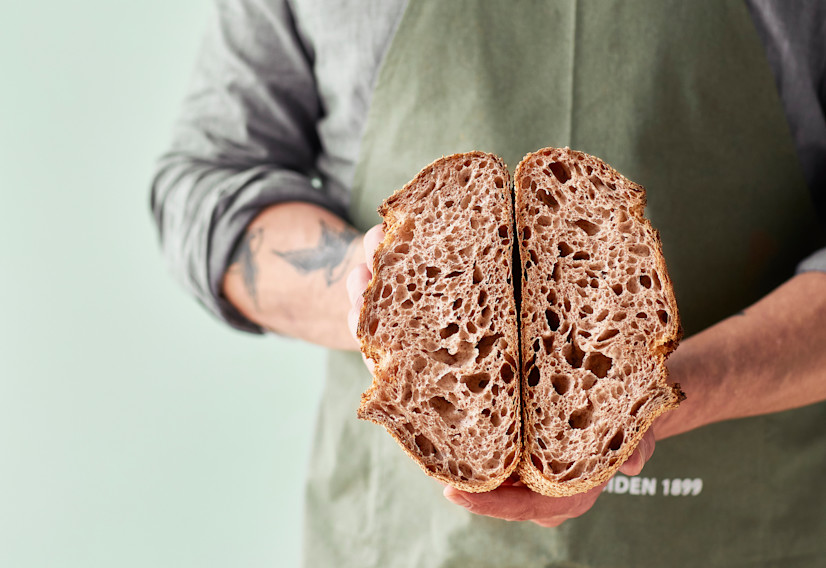 Koldhævet surdejsbrød ferment