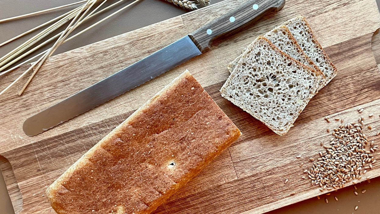 Kornet hus (januar opskrift - formbrød/kartoffel)