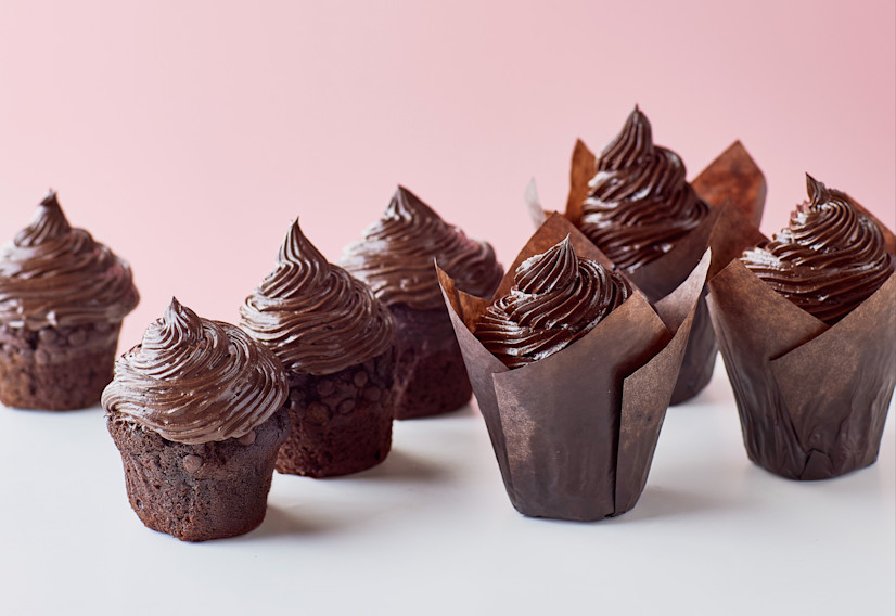 Chokolademuffins-med-creme uden-ske