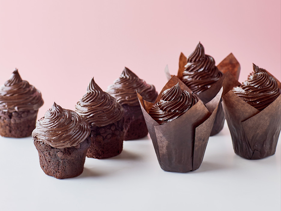 Chokolademuffins-med-creme uden-ske