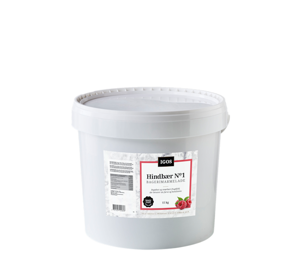 9283605 Hindbær marmelade no. 1 spand 15 kg gs1