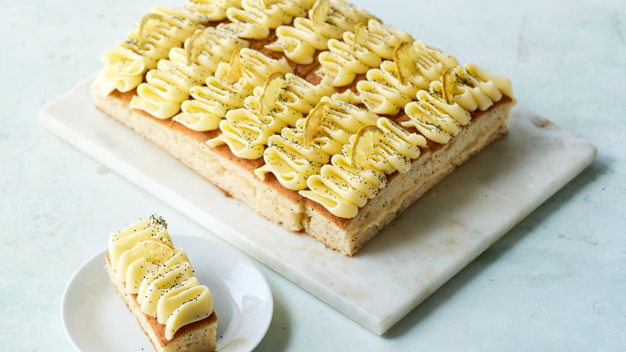 Vaniljekage med citronsmørcreme (5)