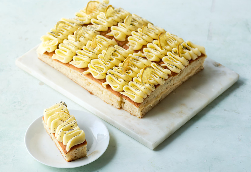 Vaniljekage med citronsmørcreme (5)