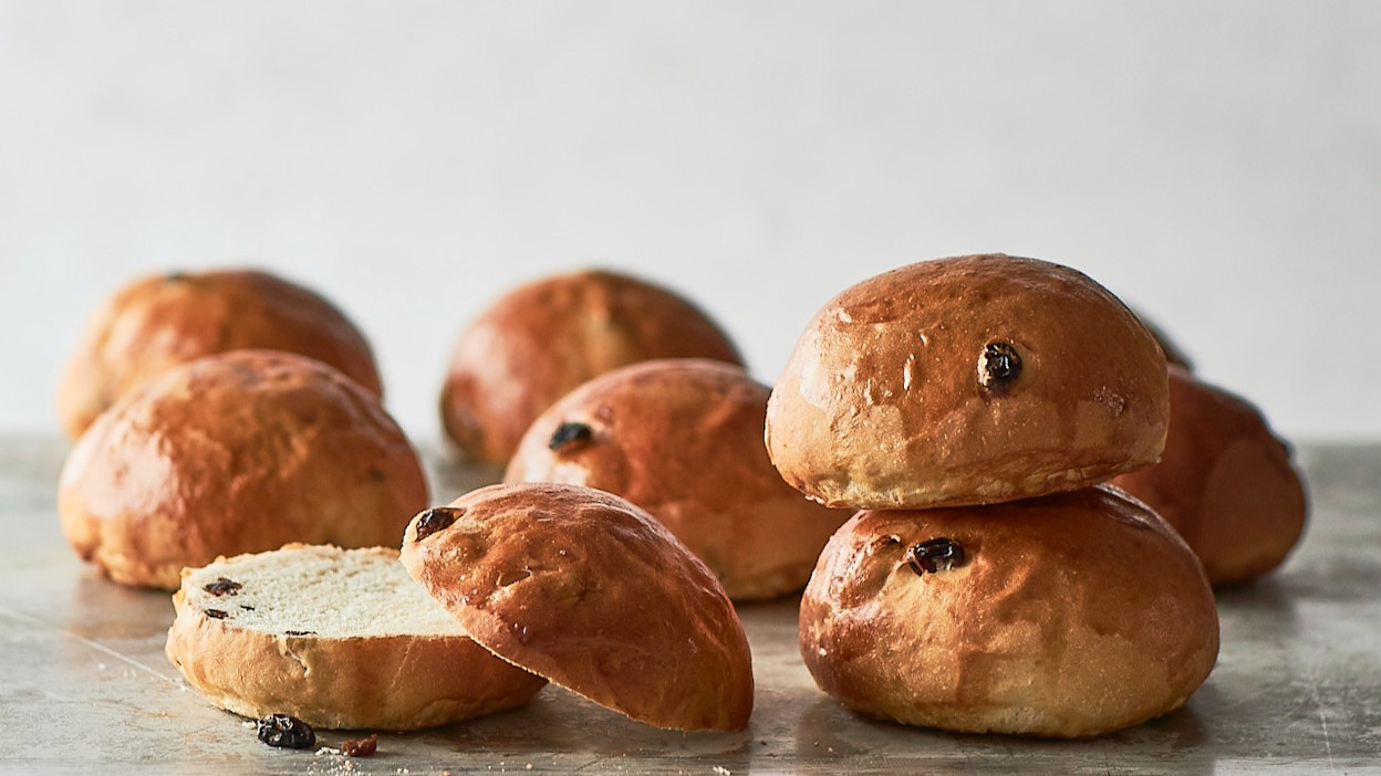 Rosinboller bløddej