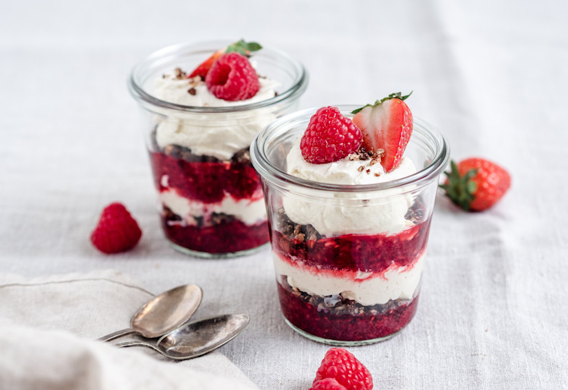 Trifli med rugbrødscrunch