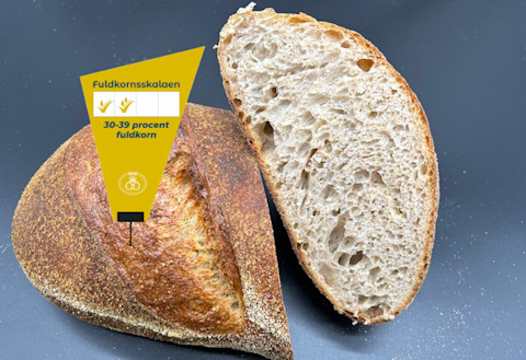 Fuldkorns Surdejsbrød med 2 Aks billede 1