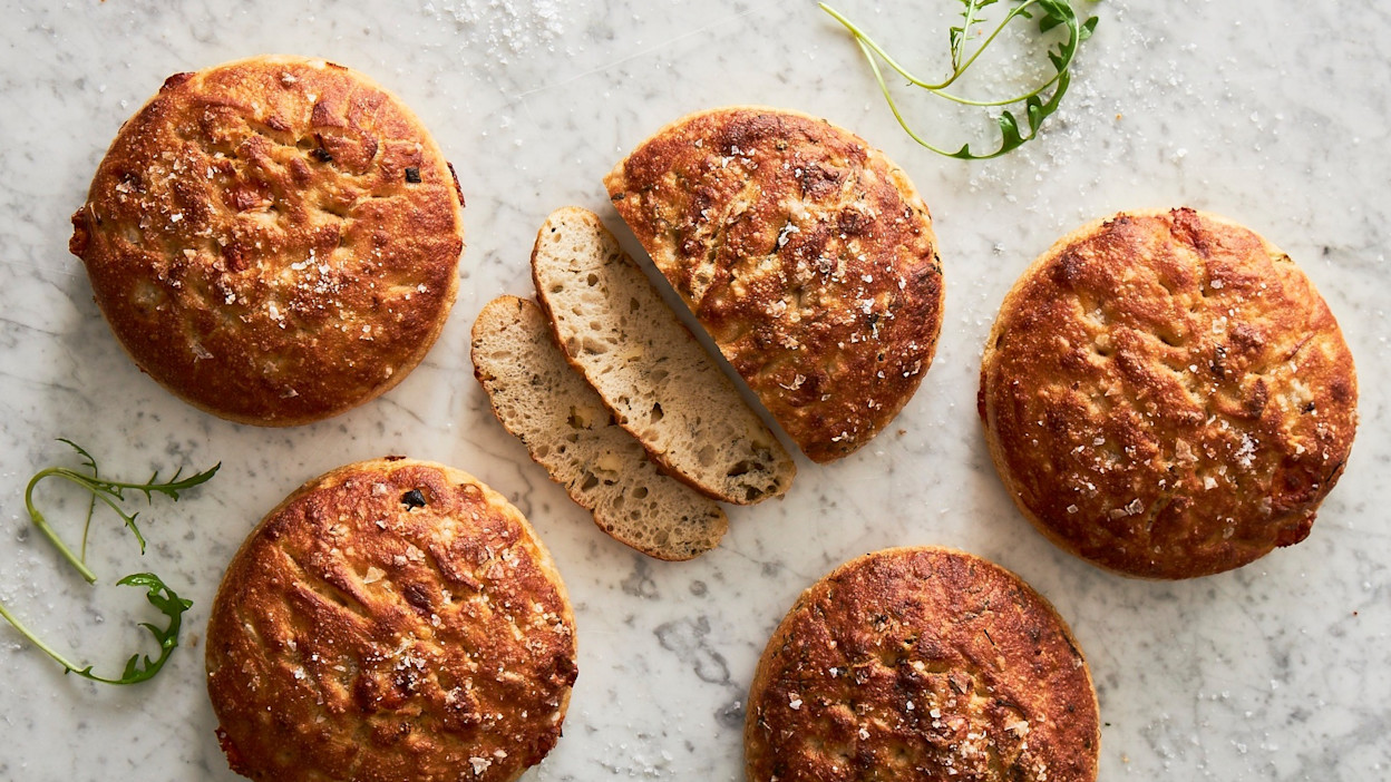 Focaccia med fyld Øko Basis Hvedesur Foodservice