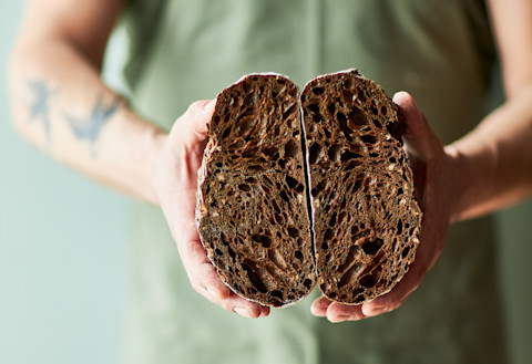 Italiensk grunddej med kakao broed 6