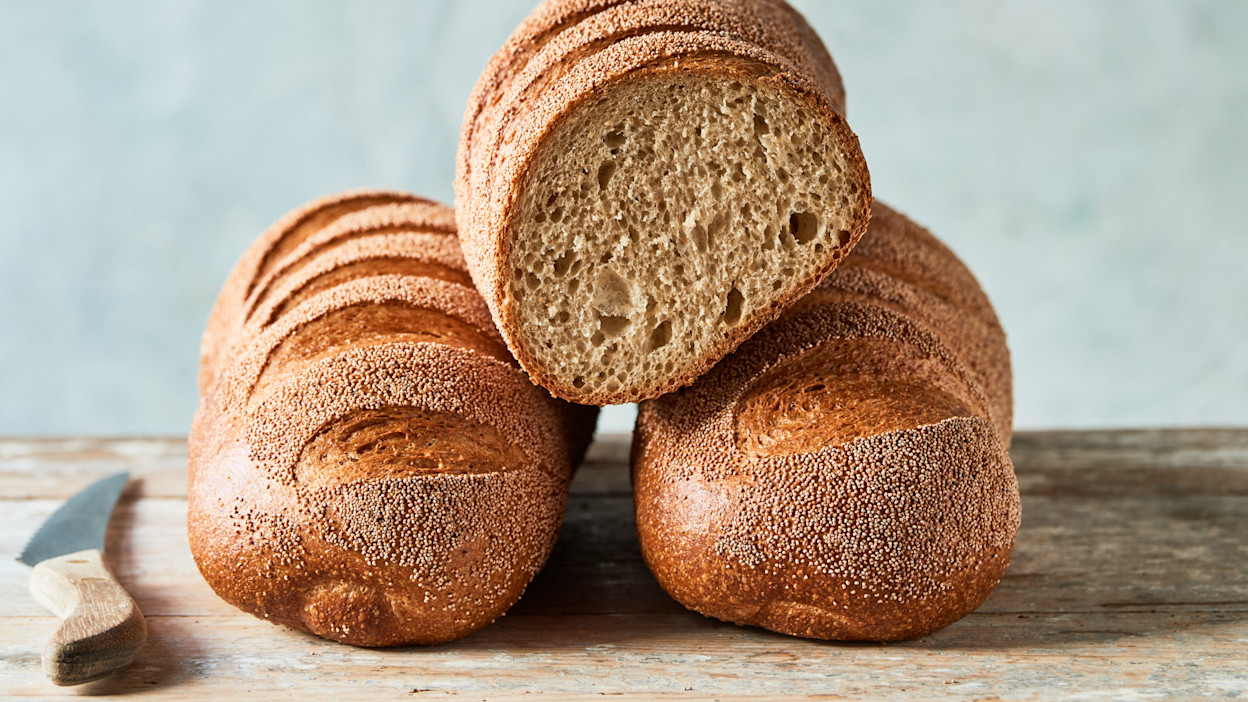 Franskbrød af powerhvede billede