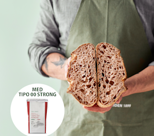 Surdejsbrød med øko-speltsur og Tipo