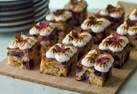 Øko kageblanding - bær og marengs