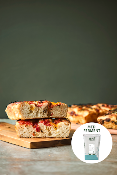 Focaccia med ferment