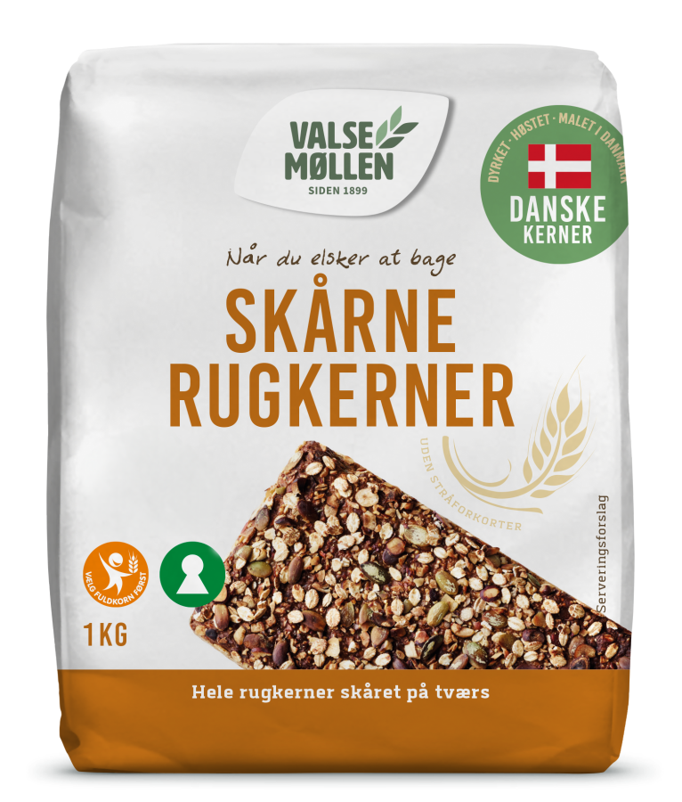 3D Skårne Rugkerner 1 kg