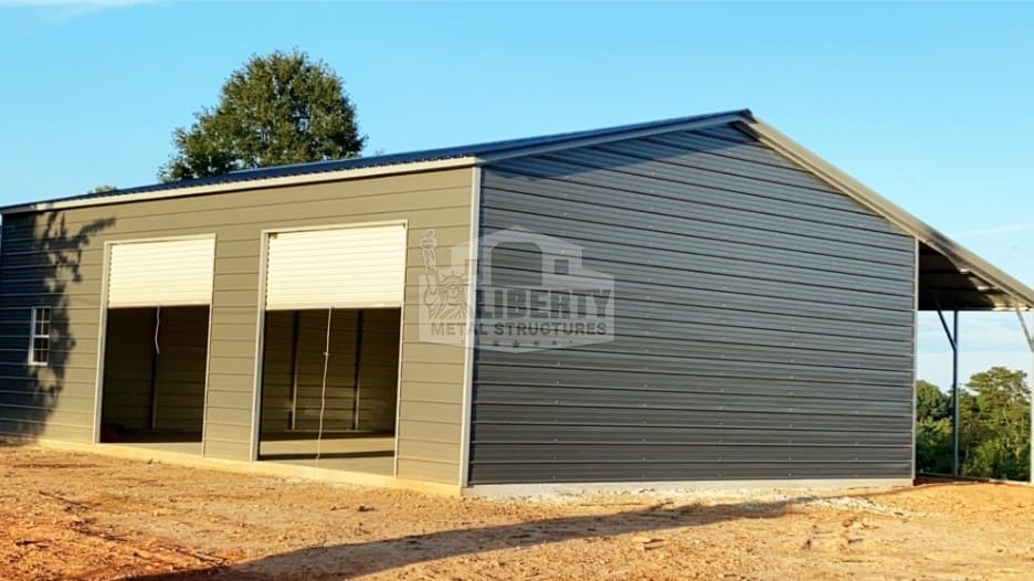 30x40 Garage with lean to
