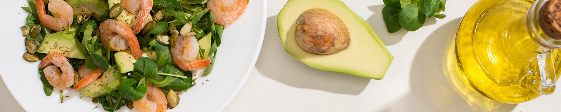 Garnelen-Avocado-Salat