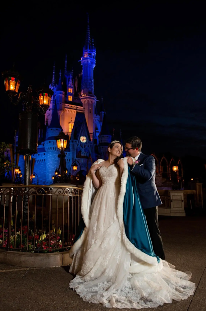 Heather and Tony are huge Disney fans and got married on location.