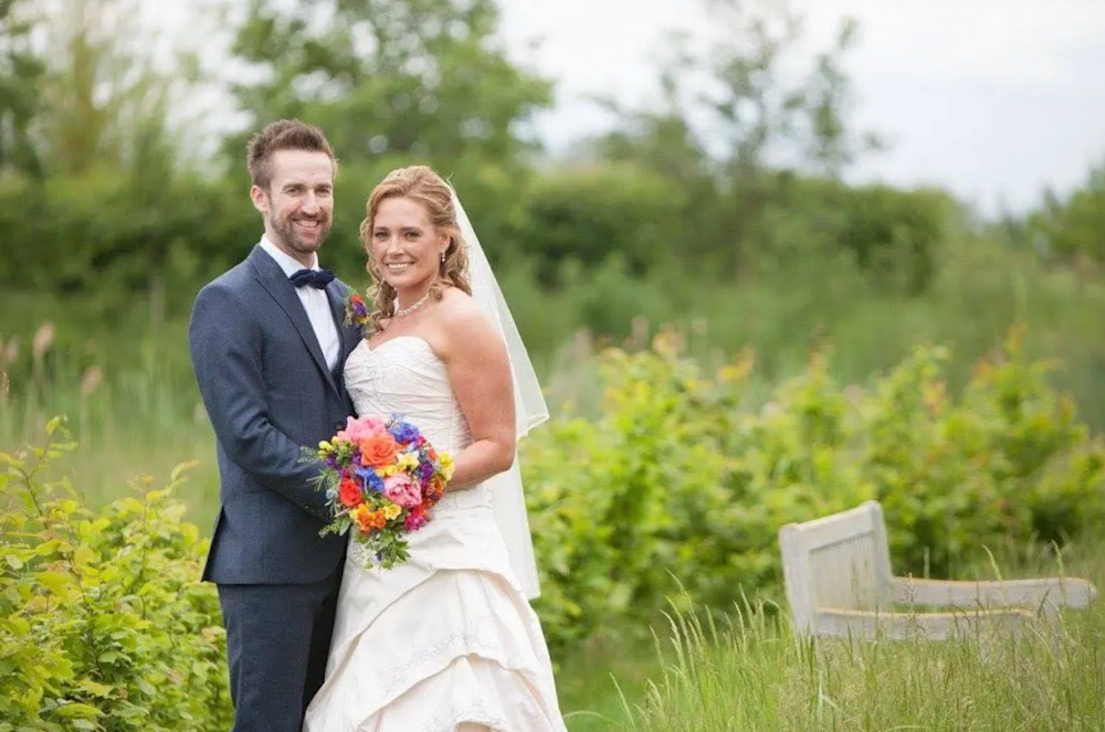 Louise and Owen's beautiful outdoor wedding.