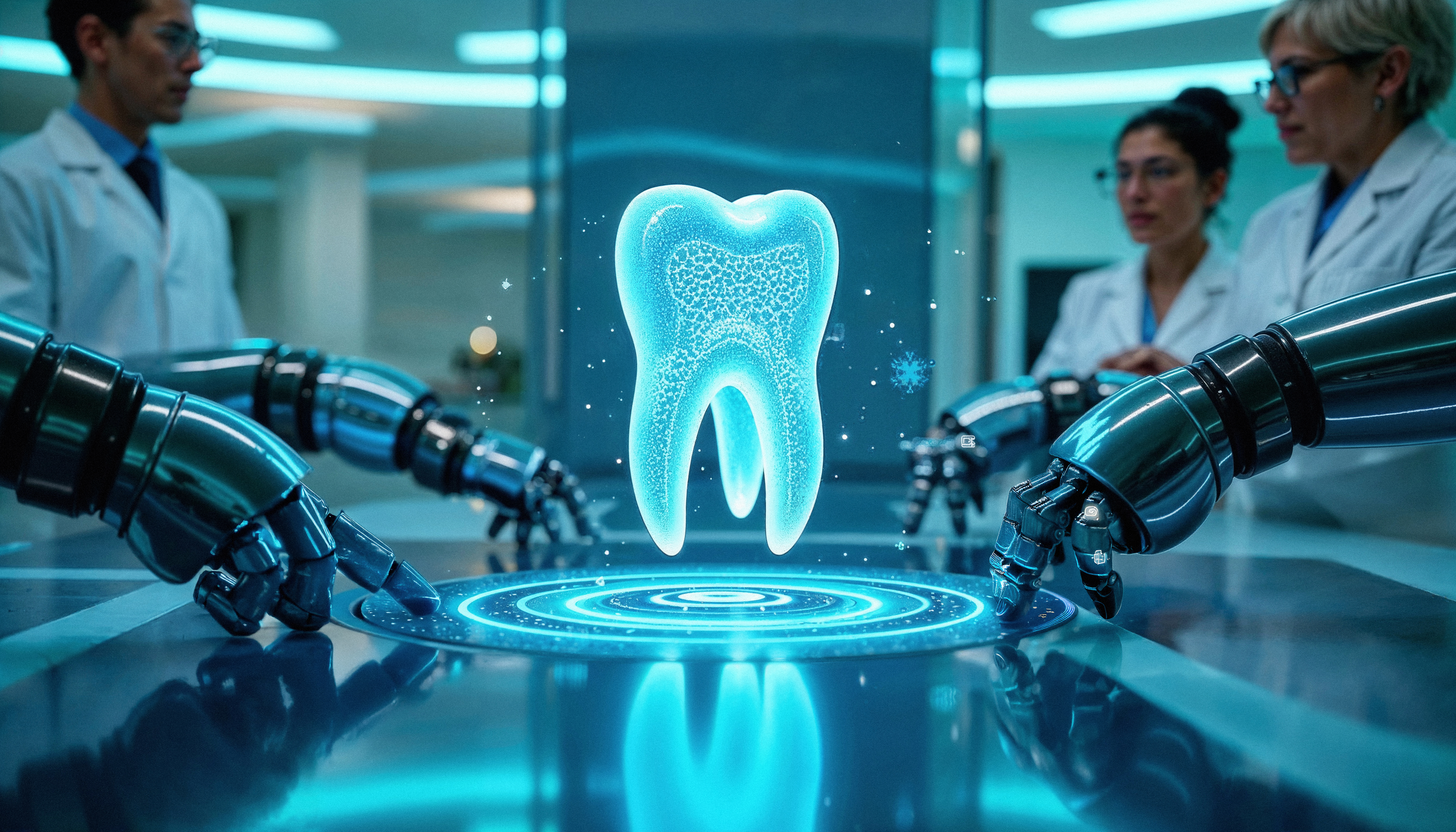 futuristic-dental-research-holographic-tooth-analysis-cyberpunk-lab