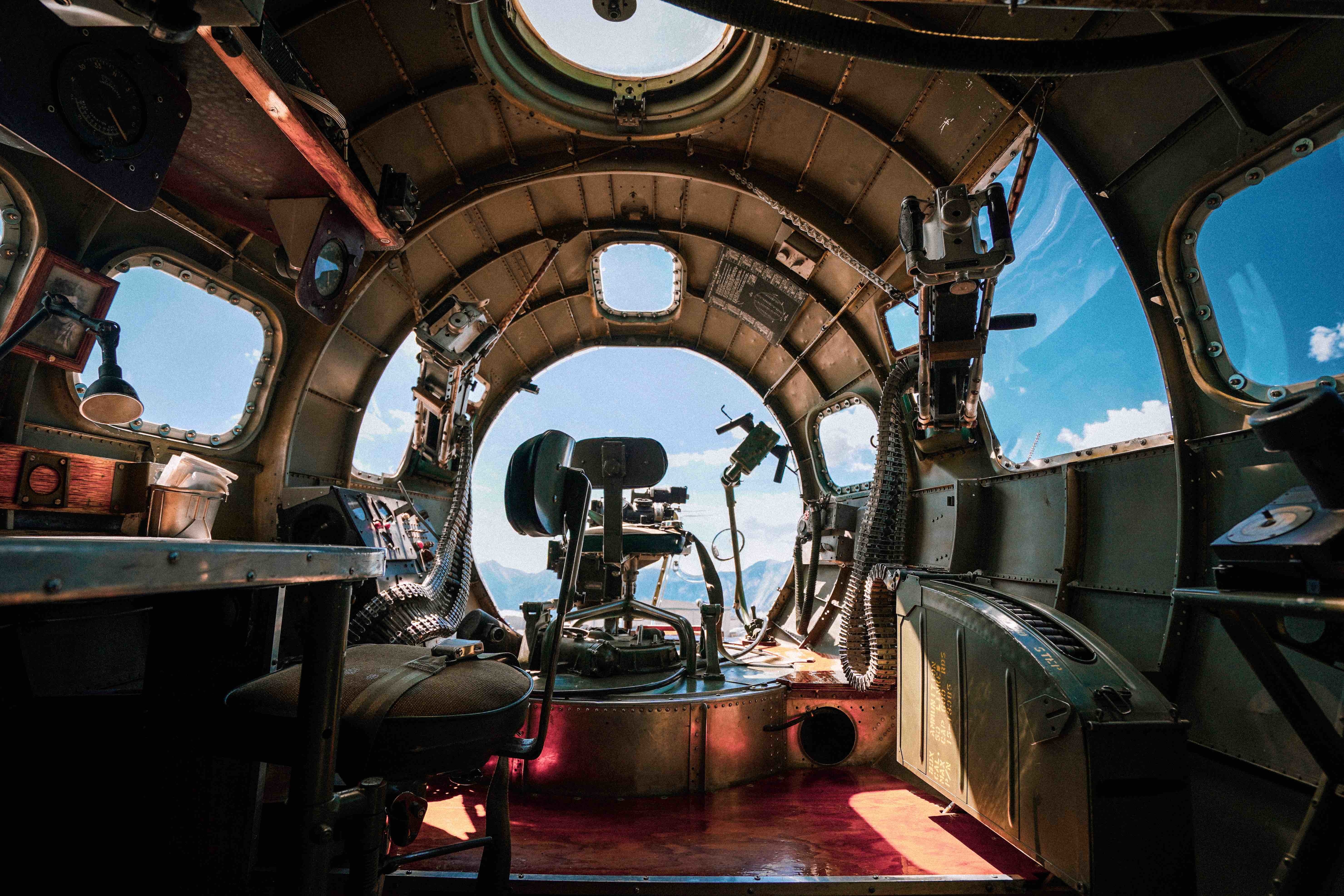 interior-b-17-bomber-plane-from-wwii-airbase